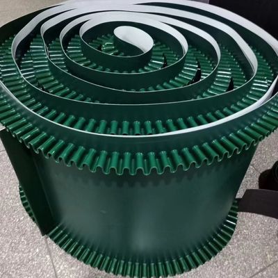 खरीदें चिकना पेट्रोल ग्रीन पीवीसी कन्वेयर बेल्ट कस्टम मेड 2ply 3ply online manufacture
