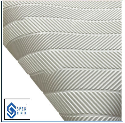 खरीदें मछली की हड्डियों का पैटर्न खाद्य ग्रेड सफेद प्रकाश कन्वेयर बेल्ट online manufacture