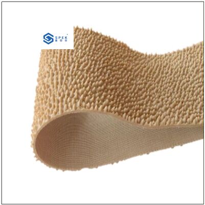 खरीदें औद्योगिक क्षेत्र में 45 मिमी 2.7 मिमी 100 मीटर कच्चे अनाज वाले स्लिप रोधी रबर बेल्ट online manufacture