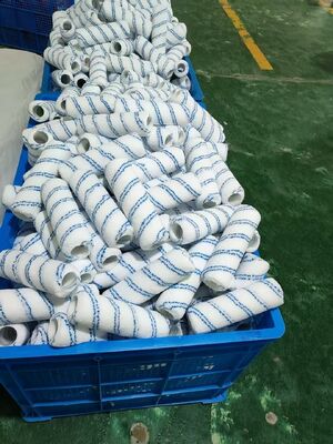 खरीदें दीवार, दरवाज़े, फर्श, छत, छत को पेंट करने के लिए नीली धारियों वाला सफ़ेद पेंट रोलर online manufacture