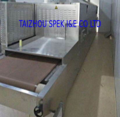 लकड़ी के फर्नीचर के लिए माइक्रोवेव सुखाने बंध्याकरण टेफ्लॉन कन्वेयर बेल्ट