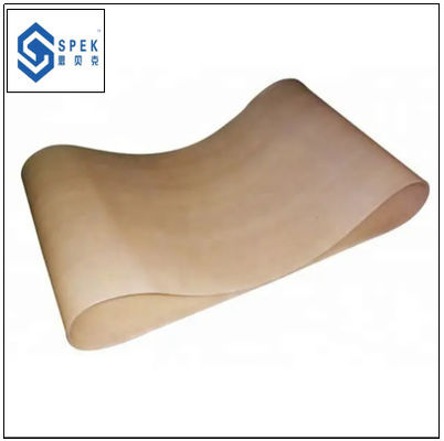 SPEK PTFE फ्यूजिंग बेल्ट सीमलेस बेल्ट 0.38/0.45 मिमी गर्मी प्रतिरोधी और गैर चिपकने वाली सतह के साथ
