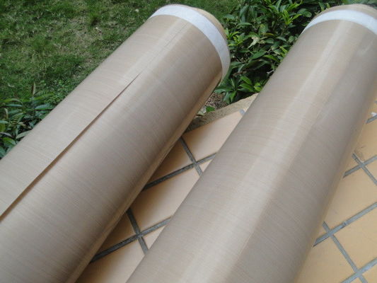 गर्मी इन्सुलेशन PTFE लेपित शीसे रेशा कपड़ा विरोधी - जंग 0.13 मिमी मोटाई