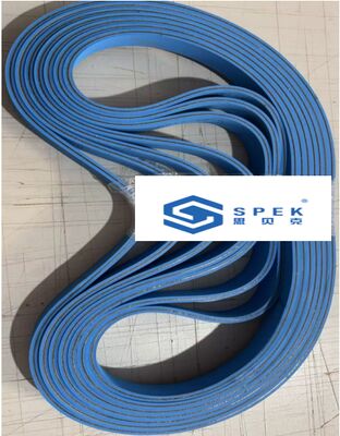 नायलॉन + वाहक आधार के साथ अनुकूलित बॉक्स ग्लूइंग मशीन कन्वेयर बेल्ट